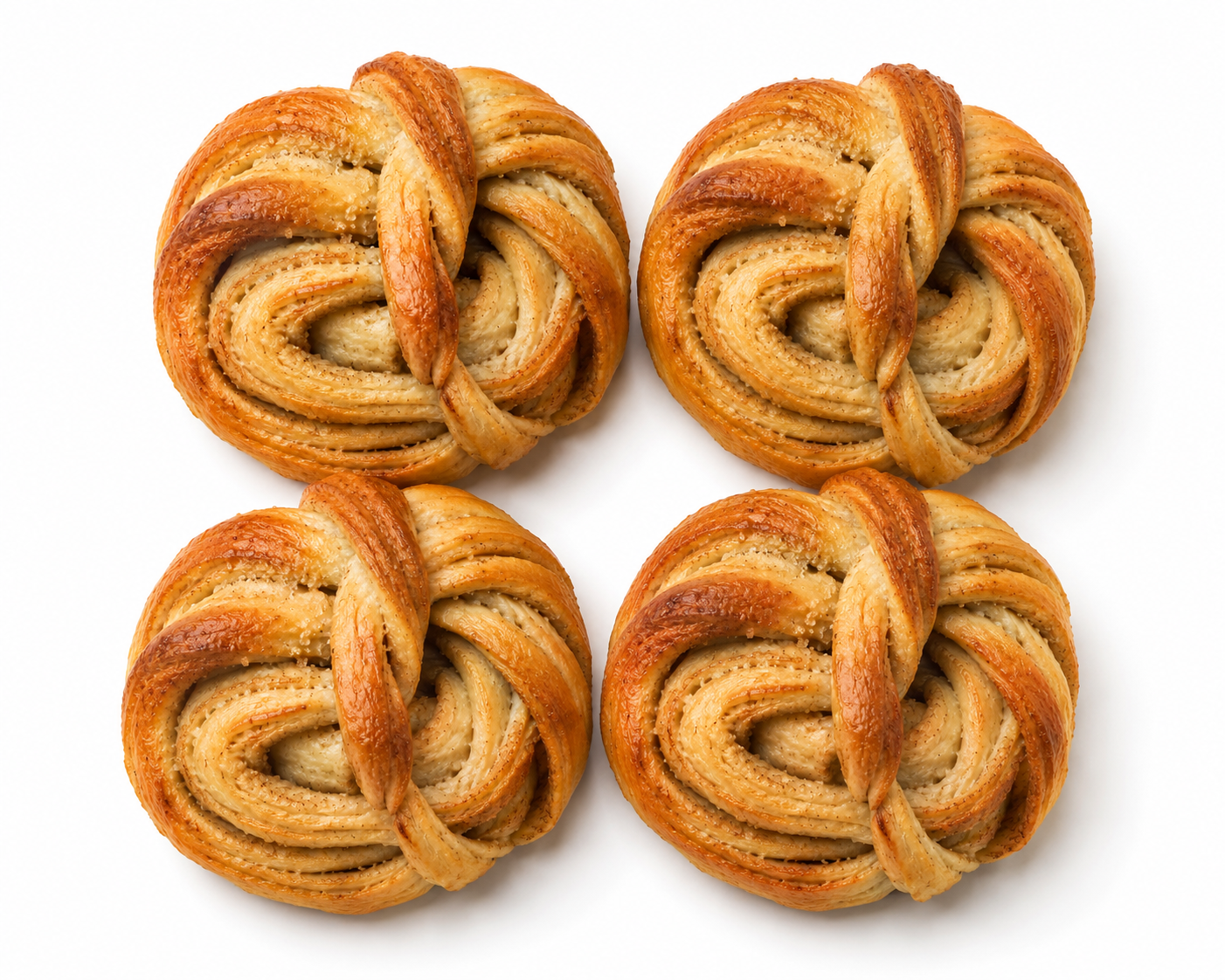 4 brioches à la cardamome